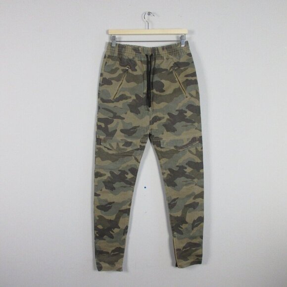I Love Ugly Hi Stranger Women's Camo Joggers Pants Pull On Drawstring S 700 - Picture 1 of 12